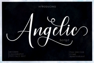 Angelic: A Modern Script Font for Eye-Catching Web Design
