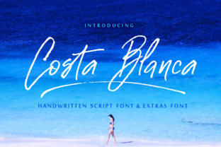 Costa Blanca: A Handwritten Script Font for Editorial Charm