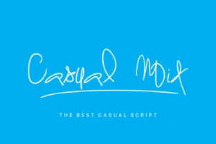 Explore Casual Mix: A Charming Uppercase Font for Design