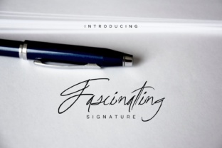 Fascinating Signature: A Versatile Script Font for Editorial Design