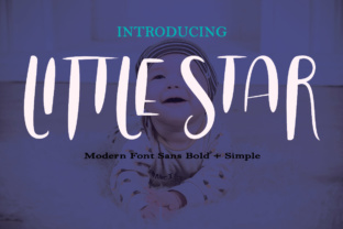 Little Star Font: Sweet Hand Drawn Type for Crafts