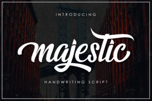 Majestic: A Bold Script Typeface for Modern Web Design