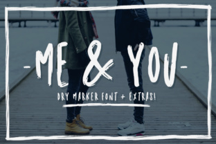 Me and You Font Review: A Brush Script for Feminine Branding