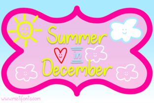 Summer in December Font for Editorial Design