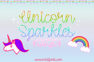 Unicorn Sparkles Font: A Web Designer’s Layout Review