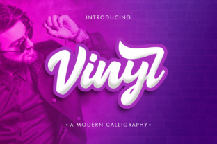 Vinyl: A Bold Script Font for Modern Branding